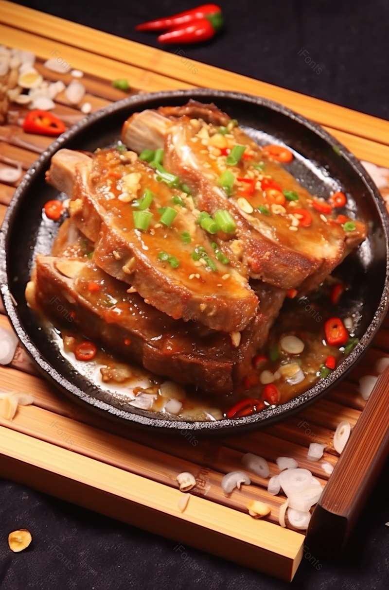 手撕排骨烹饪美味的食品中国饮食文化实拍,高清,摄影图,摄影图片,图片大全,摄影图免费下载